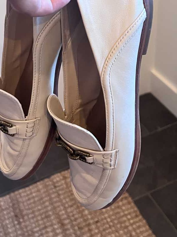 REIGN FLATS IVORY LEATHER - re:vita