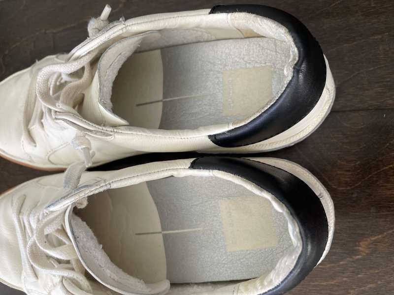 ZINA SNEAKERS WHITE BLACK LEATHER re:vita