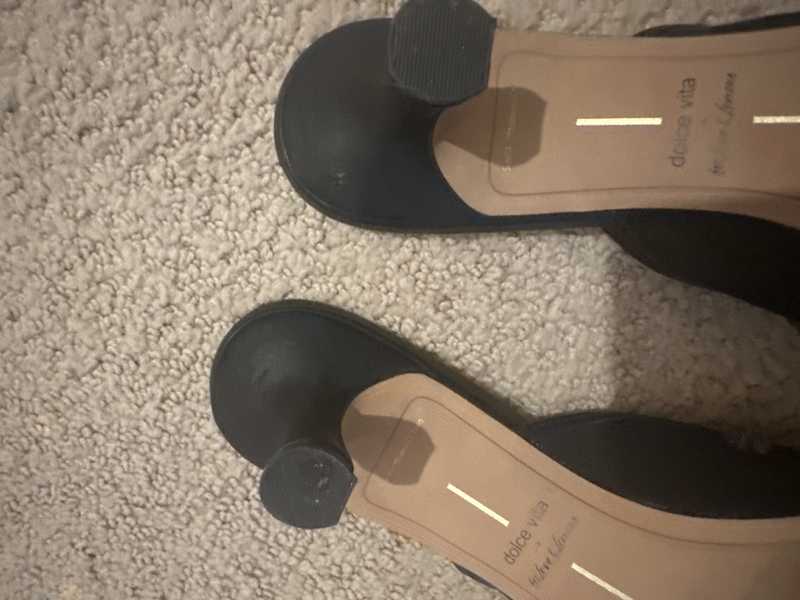 CLAIRE HEELS BLACK MESH - re:vita