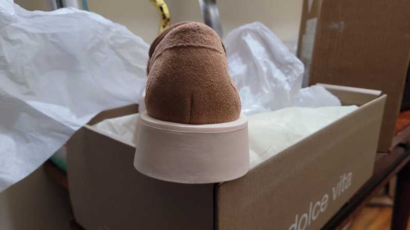 ELIAS FLATS TOFFEE SUEDE - re:vita