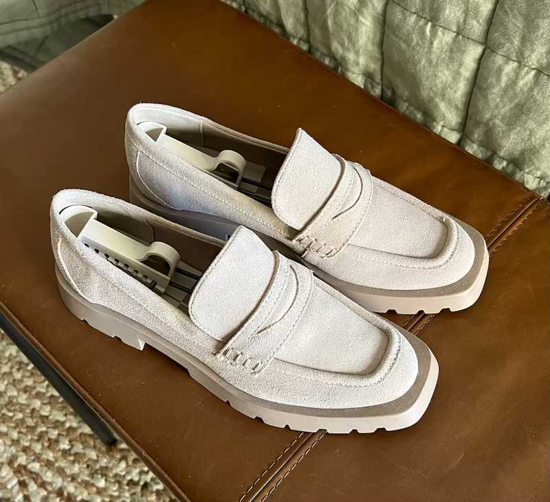 ELIAS FLATS DUNE SUEDE - re:vita