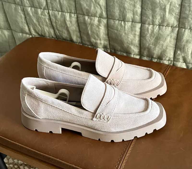 ELIAS FLATS DUNE SUEDE - re:vita