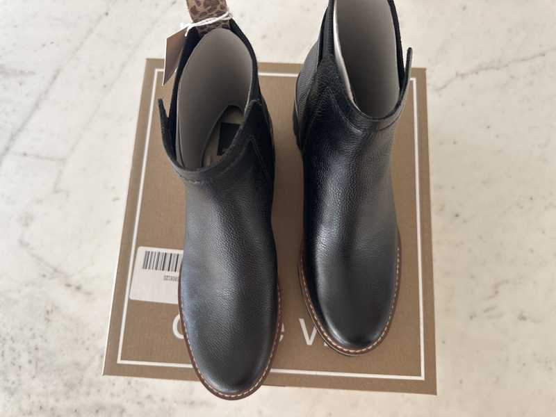 HUEY H2O BOOTS BLACK LEATHER - re:vita