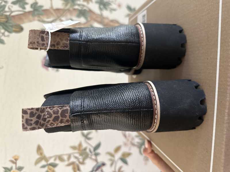 HUEY H2O BOOTS BLACK LEATHER - re:vita
