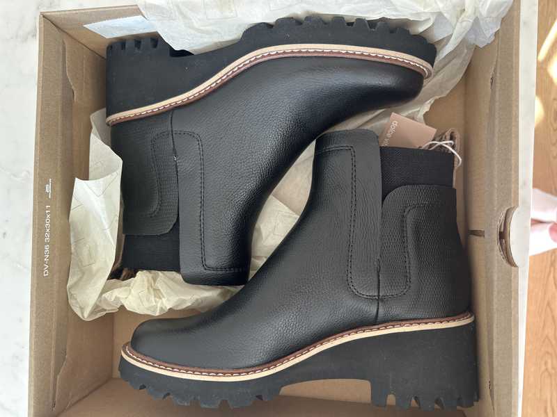 HUEY H2O BOOTS BLACK LEATHER - re:vita