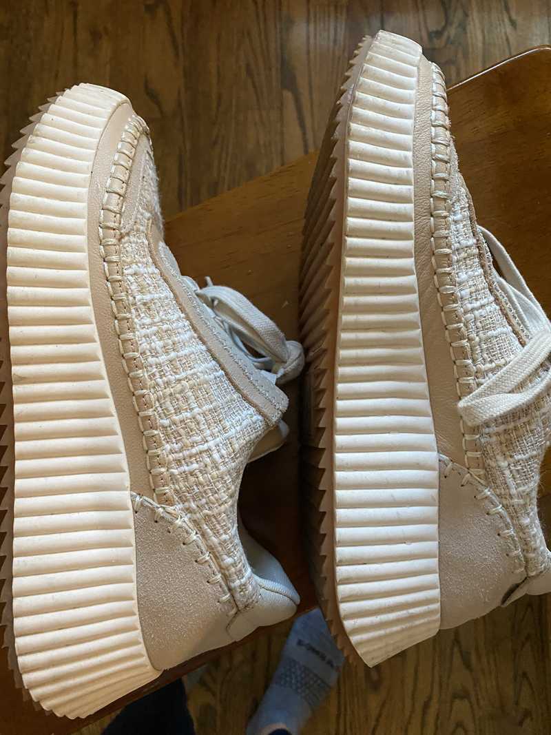 DOLEN FRAY SNEAKERS SAND CANVAS - re:vita
