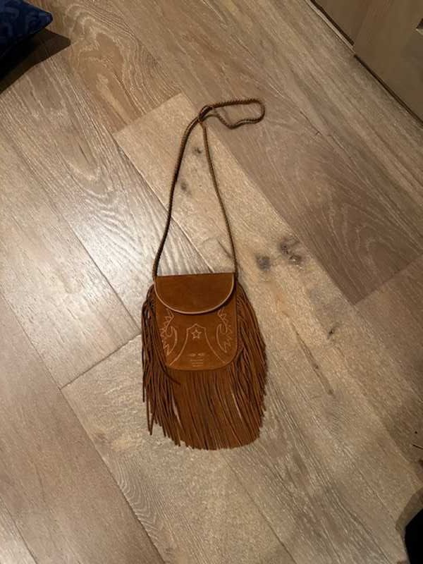 SHILA CROSSBODY BAG SADDLE SUEDE - re:vita