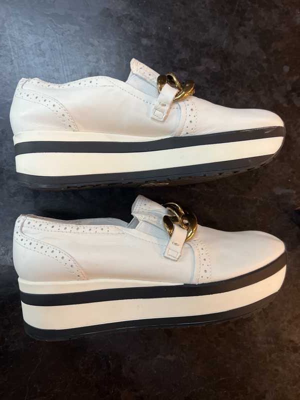 JHENEE SNEAKERS WHITE LEATHER - re:vita