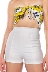 SEXY HOT PANT FAUX LEATHER FASHION SHORT