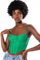 SO SWEET LACE CORSET TOP
