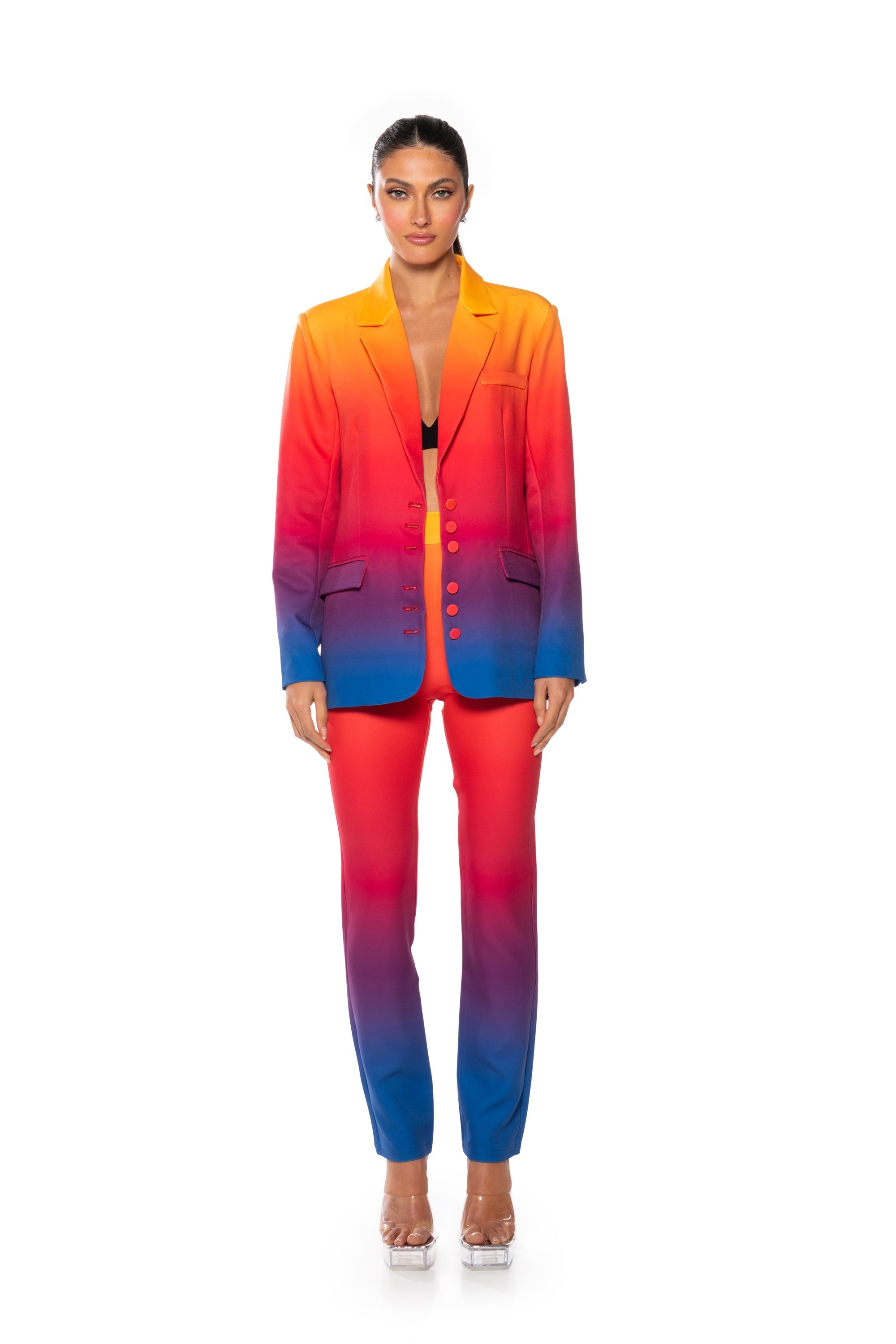 SUNSET IN PARADISE OMBRE SKINNY PANTS